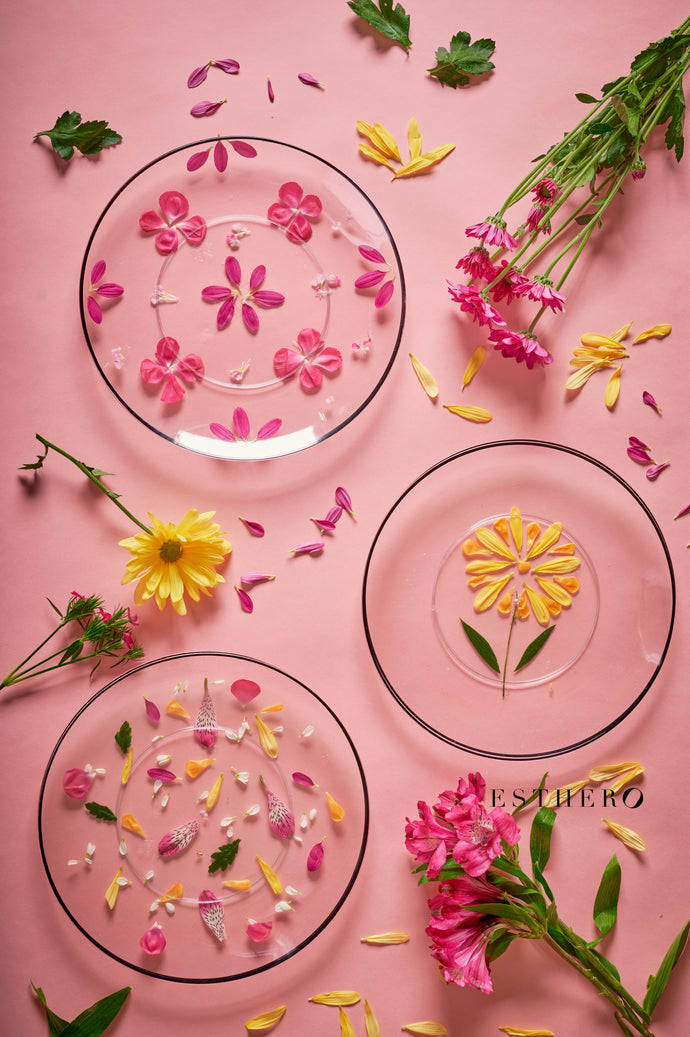 Pressed Flower Plates