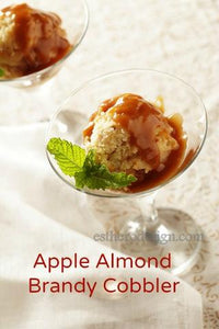 Apple-Almond-Brandy Cobbler