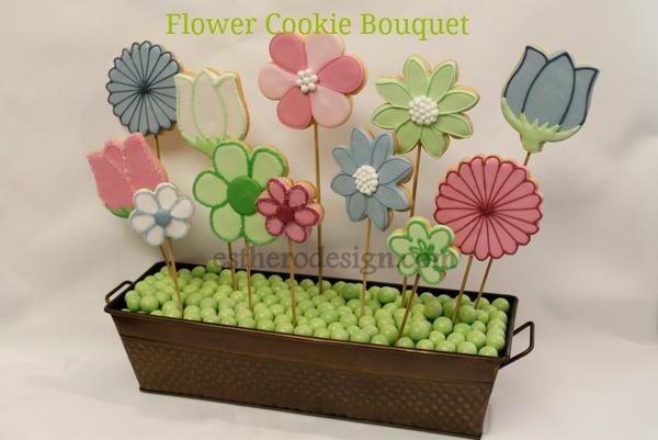 Flower Cookie Bouquet