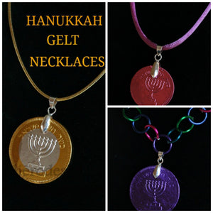 Hanukkah Gelt Necklaces